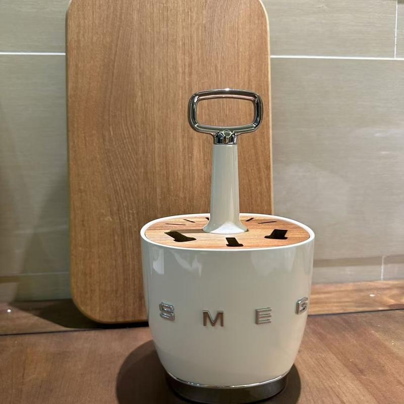 Giá đựng dao kéo Ý SMEG,Bộ dao thìa dĩa dành cho gia đình,giới hạn bằng thép không gỉ 304 Giá đựng dao kéo 5