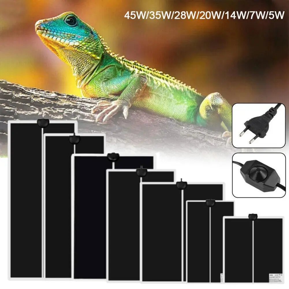 Reptile Adjustable Heating Pad Reptile Pets Terrapin Pet Winter Heating USB Spider Horned L0T3