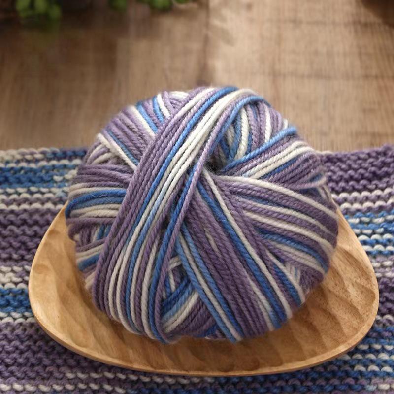 Product Introduction of 50g/Roll Sequin Mohair Yarn Soft Warm Baby Wool Crochet Yarn DIY Handmade Knitting Sweater Shawl Hat Bag Thread Sewing Supplies 27