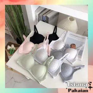 Istana - 9007 Bh Bra Push Up Style  Busa Tipis Motif Polos  Seamless  Pakaian Dalam Wanita High Quality Dewasa Remaja Nyaman Dipakai Setiap Hari