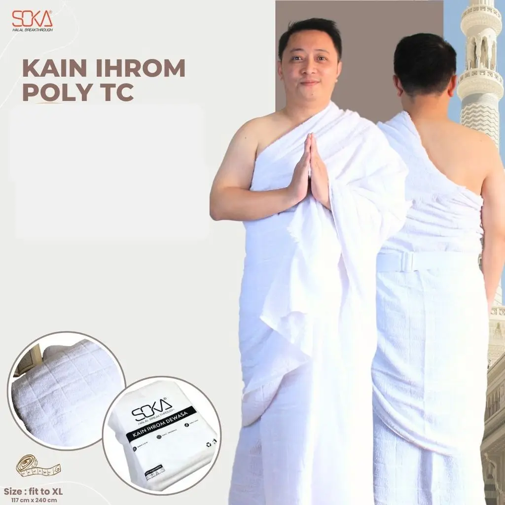 SOKA Kain Ihrom Dewasa POLY TC Fit to XL