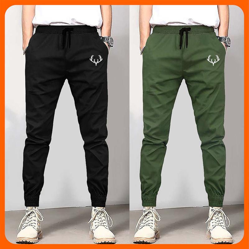 [40-70Kg] Quần Jogger Kaki Nam Nữ - Quần kaki lưng thun co giãn có dây rút, ống chân bo thun thoải mái - Phong cách trẻ trung năng Động