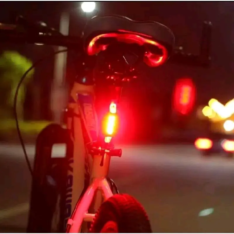 LAMPU SEPEDA BISA DI CAS ISI ULANG RECHARGABLE OUTDOOR 4