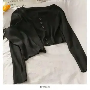 Atasan Wanita Cardigan 2in1 Set Come RIB