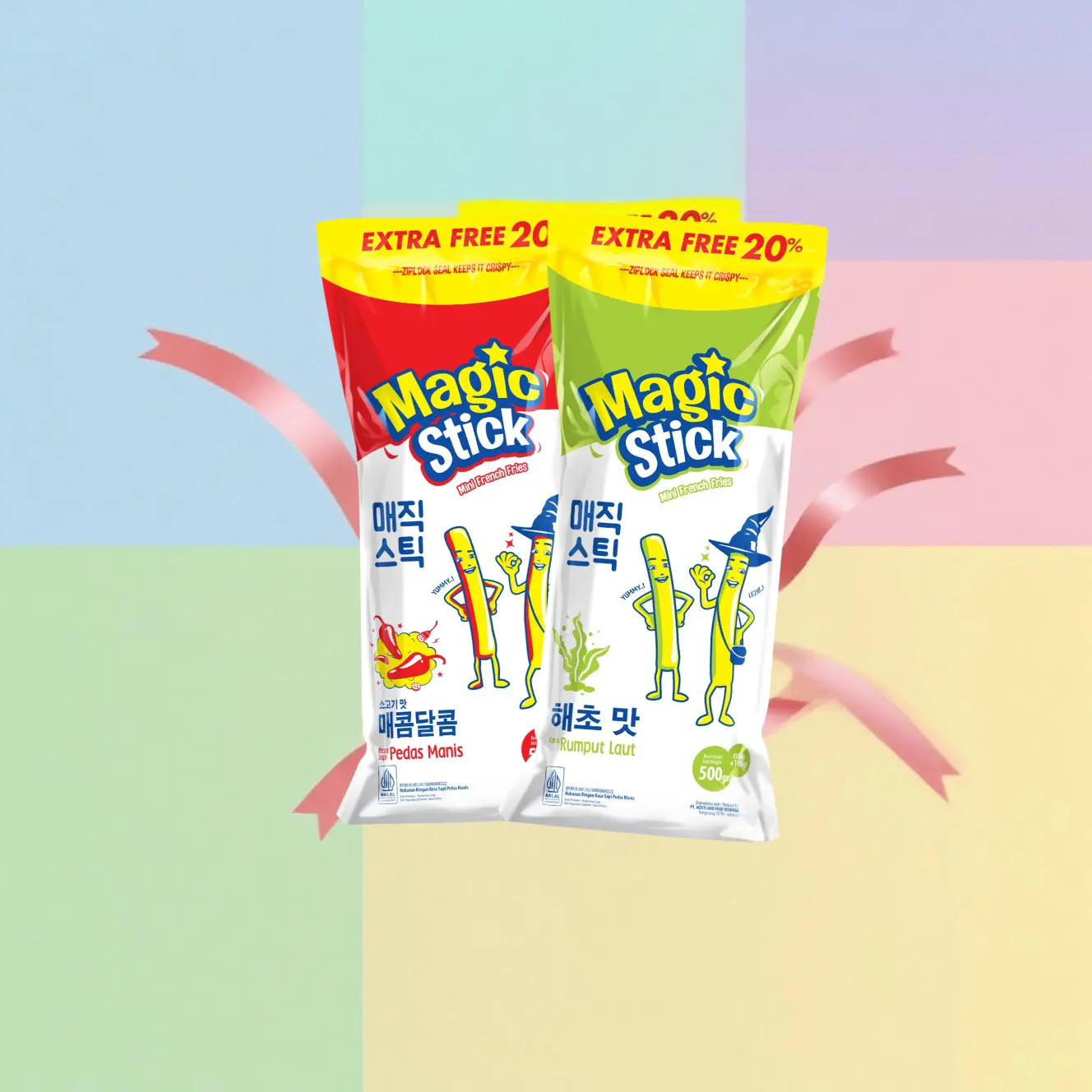CIKI MAGIC STICK 600g – RASA SAPI PEDAS MANIS BONUS SEAWEED - Shop ...