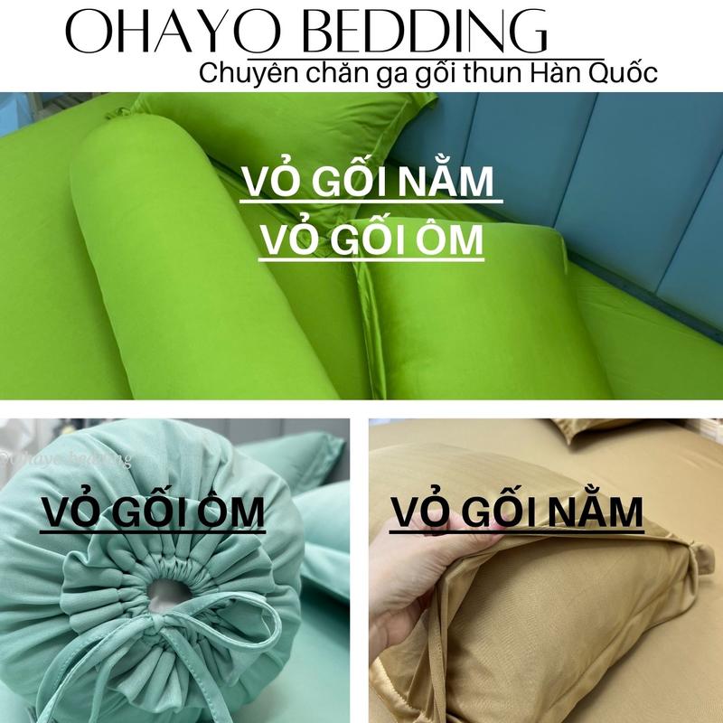 [OHAYO] Vỏ áo gối nằm, vỏ gối ôm( Vỏ gối lẻ sẽ có lệch màu so với hàng bộ)