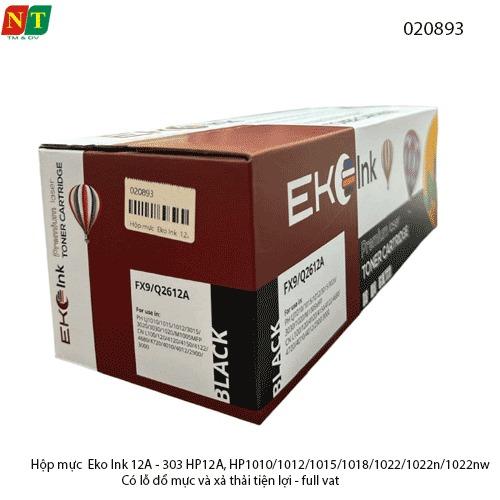 Hộp mực Eco Ink 12A - 303 HP12A, HP1010/1012/1015/1018/1022/1022n/1022nw - Có lỗ đổ mực và xả thải tiện lợi 2