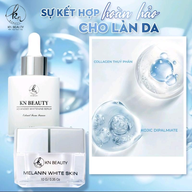 Combo Face Nám KN Beauty (gồm Kem và Serum – Tặng 1 Mặt nạ hoặc Nước hoa )  . Chăm sóc làm đẹp da Nữ SKINCARE Women