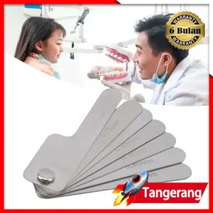 7PCS Gauge Dental / Dental Tools / Ortho Kit / Alat Ukur Slicing Gigi Orthodontic