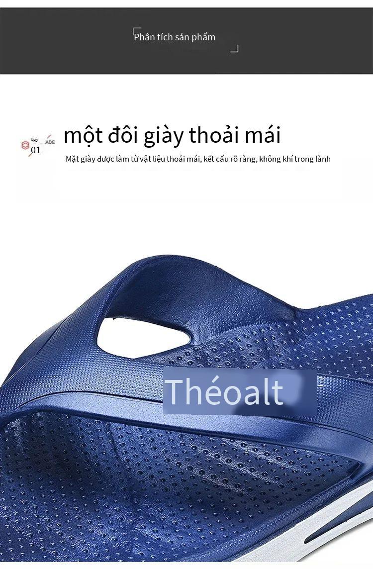 Product Introduction of Giày thể thao nam Giày dép nam thoải mái Giày dép gia đình Giày dép bãi biển nam dép xỏ ngón Vận chuyển trong vòng 24 giờ dép  tông  nam  đế  cứng 1