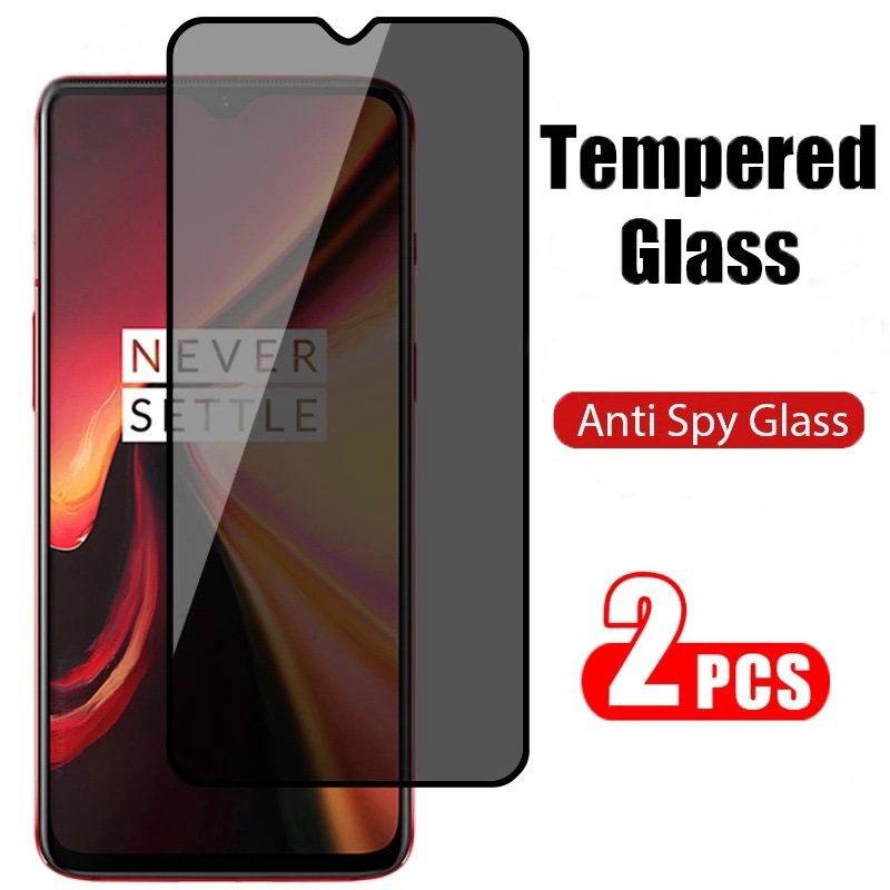 กระจกนิรภัยป้องกันสายลับ, ชุด 2 ชิ้น, เข้ากันได้กับ Realme Note 50, C53, C51, C67, C35, C21Y, C25Y, 