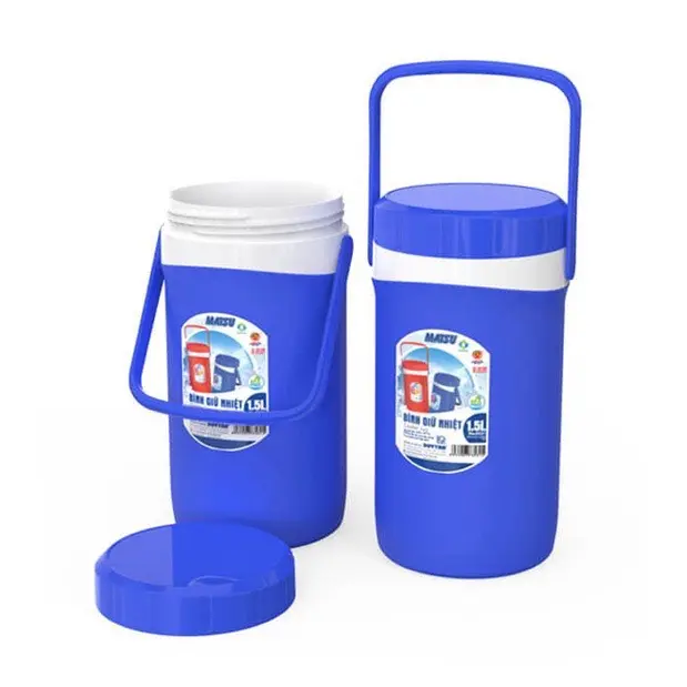 Bình giữ nhiệt nhựa DT 750ml, 1L, 1L5, 2L, 3L, 4L giữ nhiệt 8 tiếng 2