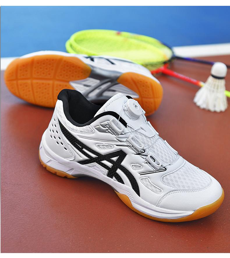 Product Introduction of Factory in Stock Cross-Border Badminton Shoes Student Competition Training Shoes Men's Mesh Breathable and Wearable Tennis Shoes Wholesale 9