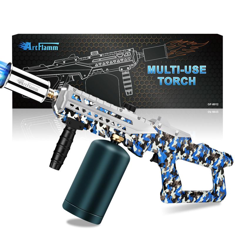 ARTFLAMM Powerful Propane Torch Gun, Flamethrower With Adjustable Flame ...
