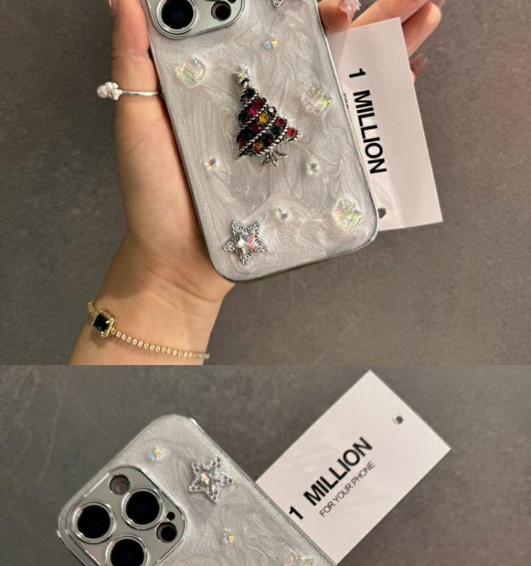 Product Introduction of Ốp Điện Thoại Hình Cây Thông Noel, Thiết Kế XINGX Ba Chiều, Thích Hợp Cho iPhone 16, Apple 15promax, 14pro Mới, 13 Nữ, 12pro, 11promax, Ốp Bảo Vệ 12