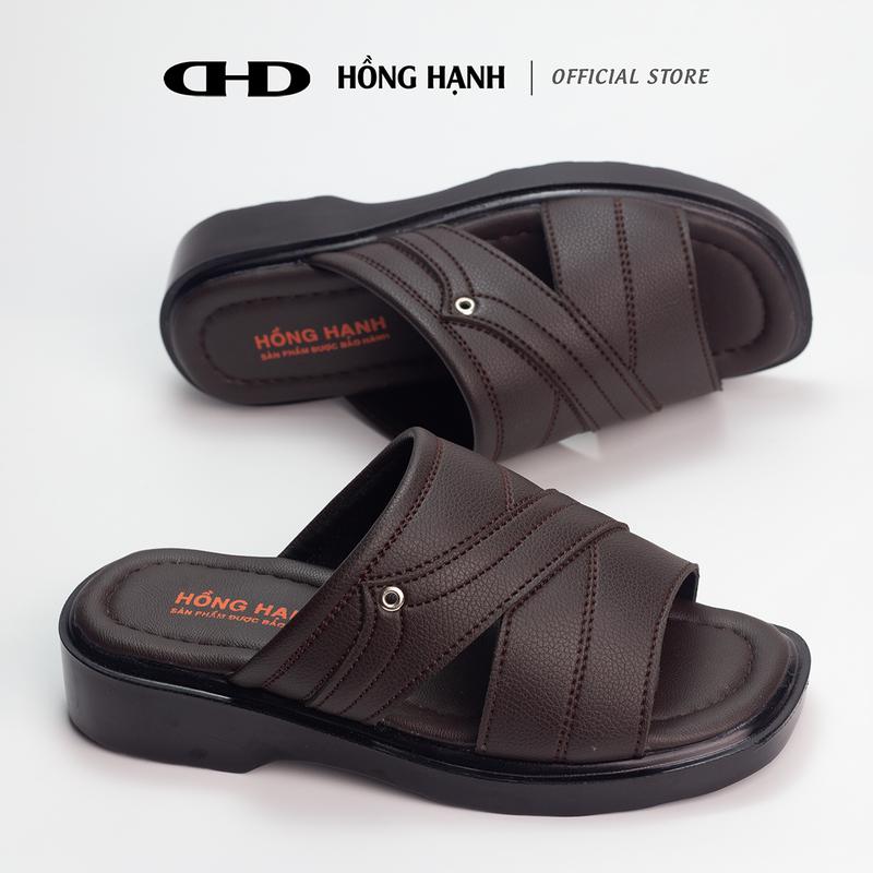 Dép Nam Hồng Hạnh, Dép nam đẹp, dép quay ngang cao cấp DH07, dép nam cao cấp gia công chắc chắn
