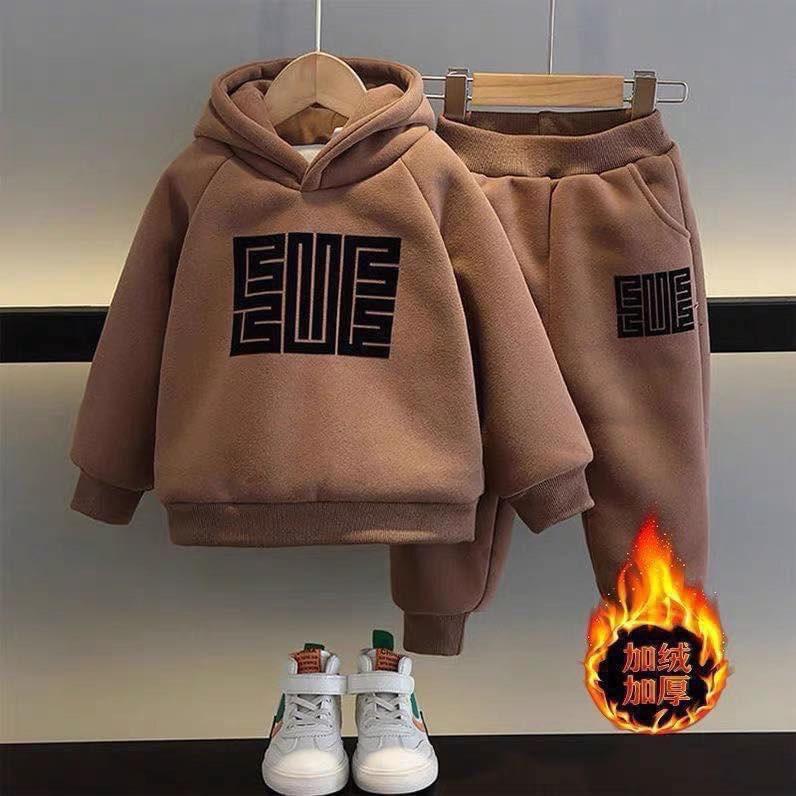 Bộ nỉ Bé Trai [ Freeship ] 1985 - Bộ Nỉ Hoodie Cho Bé Tuổi Từ 9-44kg Chất Nỉ Bông ấm áp mùa đông cho bé Sandal khoẻ mạnh