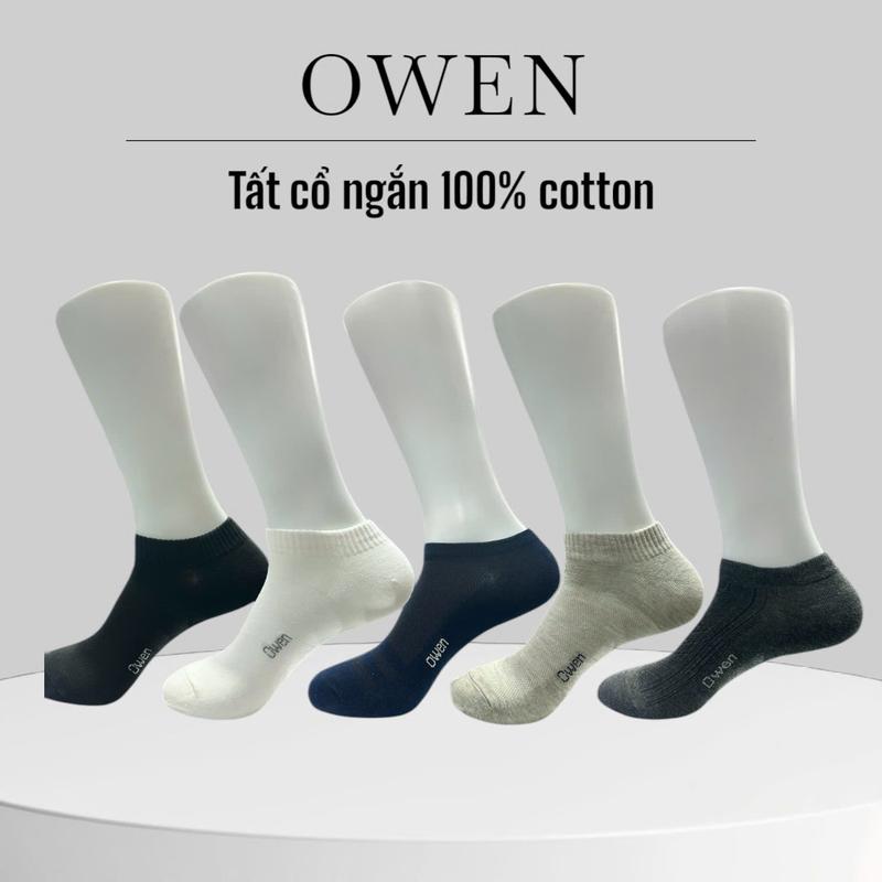 OWEN - Tất Nam Cổ Ngắn Cao Cấp OWEN Chính Hãng khử mùi vớ không hôi không xù thoáng khí