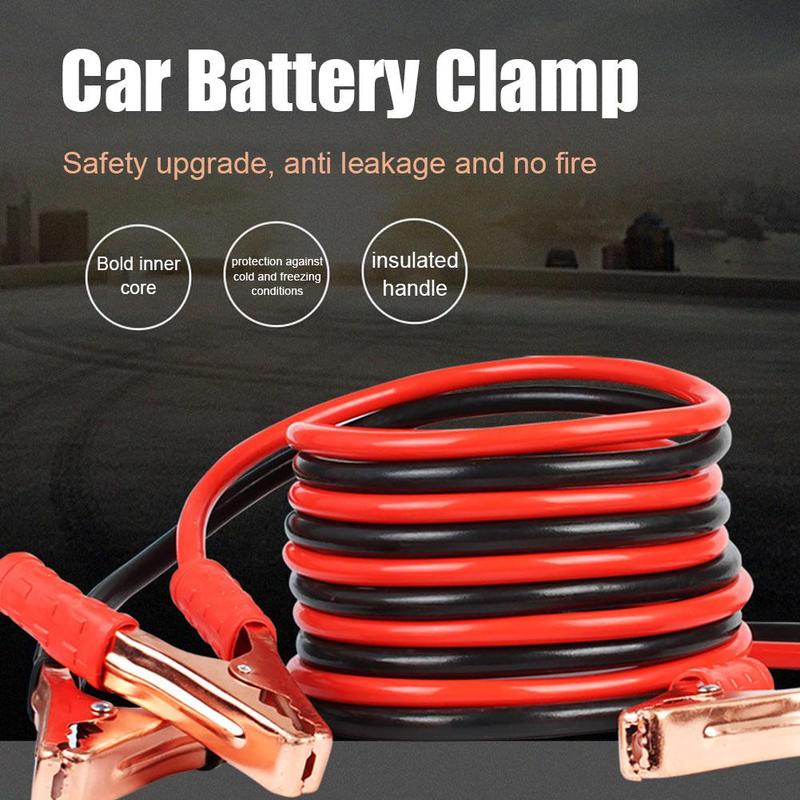 Product Introduction of 1pcs Car Battery Line Car Battery Clip Car Emergency Battery 500A Wire Clip Clip Car Insulation E5K6 81