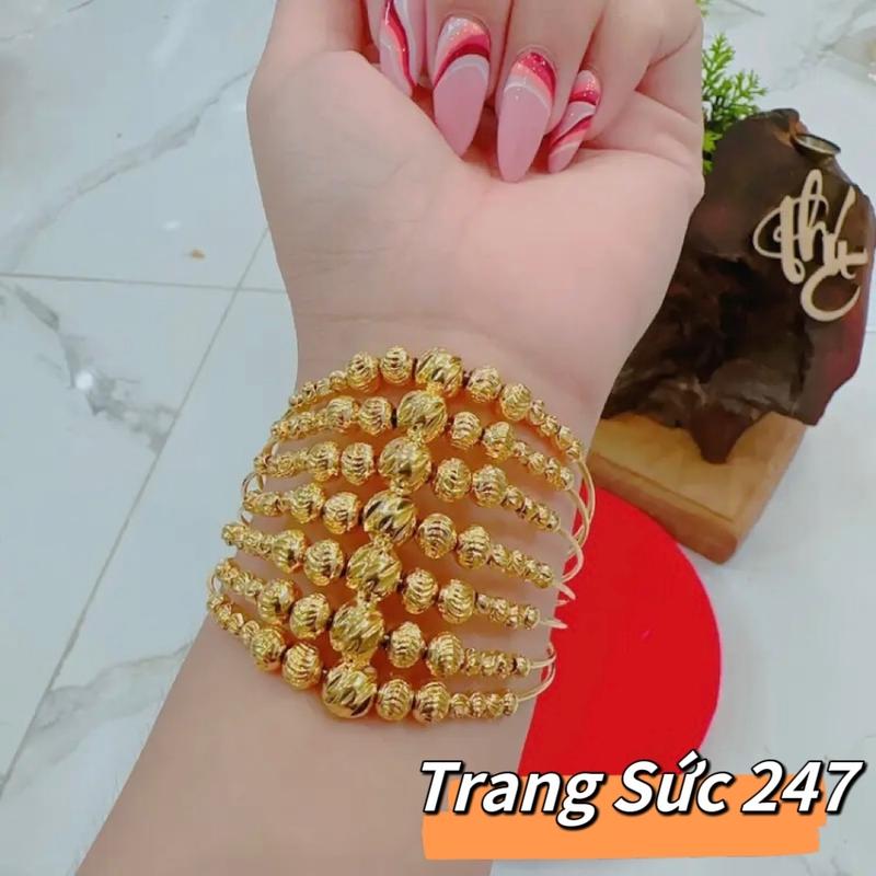 Product Introduction of Vòng Tay Hoa Chùm nữ size tay điều chỉnh được Phụ Kiện-xài đời đời ko đen 2