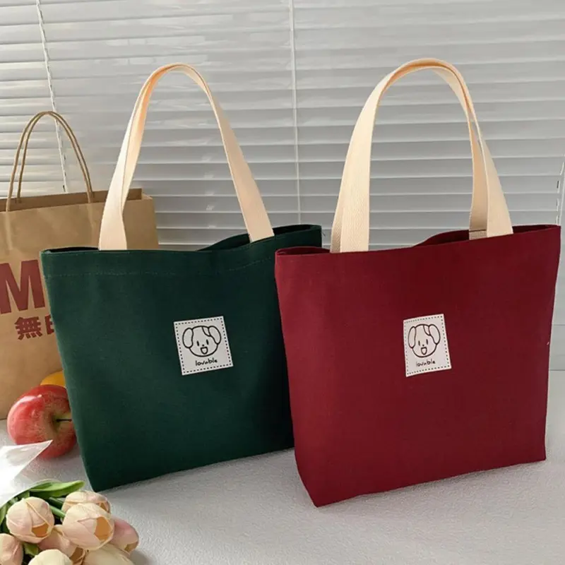 Túi Vải Bố, Dành Cho Nữ, Sức Chứa Lớn, Túi Đeo Vai Đơn Giản, Thích Hợp Đi Lại, Túi Xách
