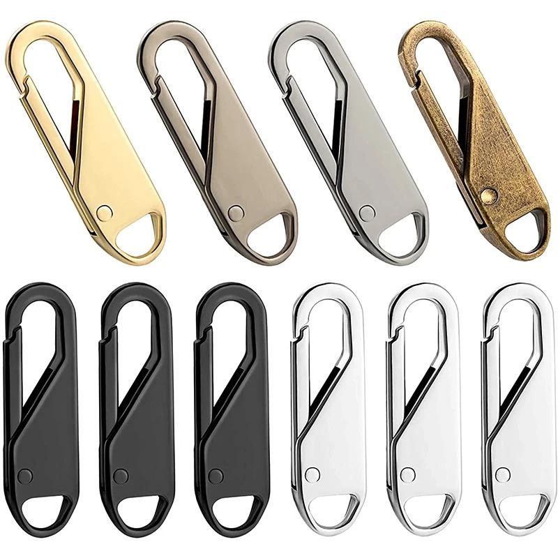 1/3/5/10PCS Kit Perbaikan Universal Instan untuk Penggantian Ritsleting Tas Perjalanan, Koper, Tenda, Ransel yang Rusak