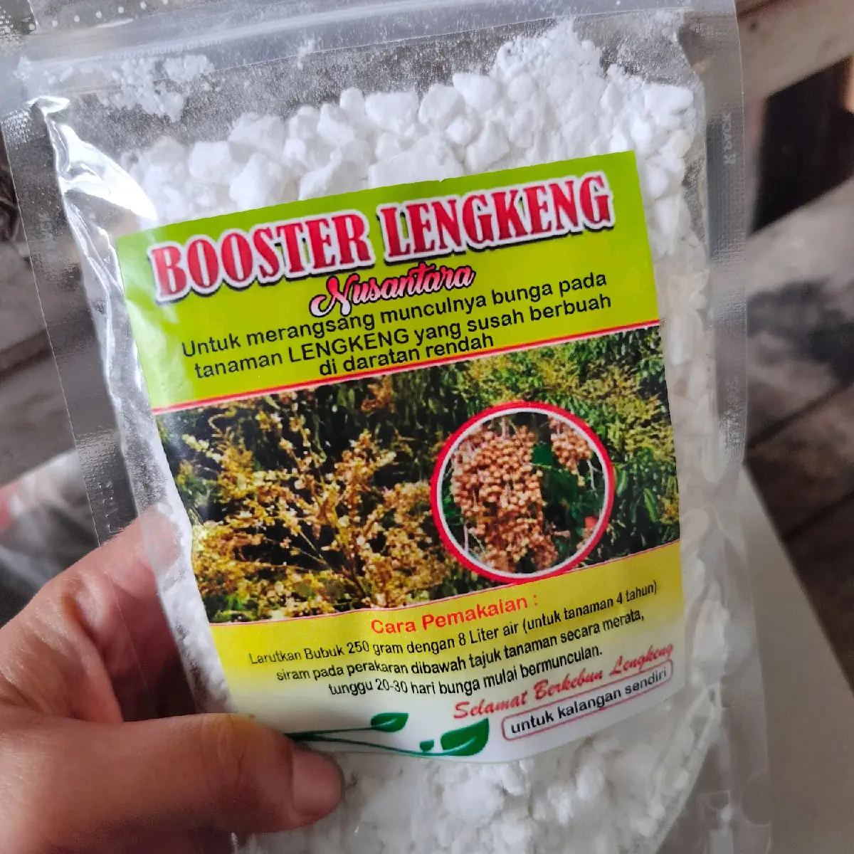 pupuk booster ampuh kelengkeng serbuk 250g