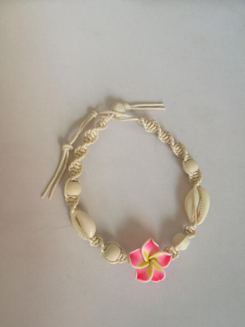 Product Introduction of Lắc Chân Bohemian, Dệt Tay, Đồ Gốm Mềm, Thiết Kế Hoa Và Vỏ Sò Biển, Thích Hợp Để Đồ Trang Trí Chân, Hàng Mới Về, Lý Tưởng Để Đi Biển Women Voi Kiềng trang  sức  cổ  trang fine  jewelry lắc  chân  chỉ  đỏ anklets lắc  chân  titan  không  gỉ 4
