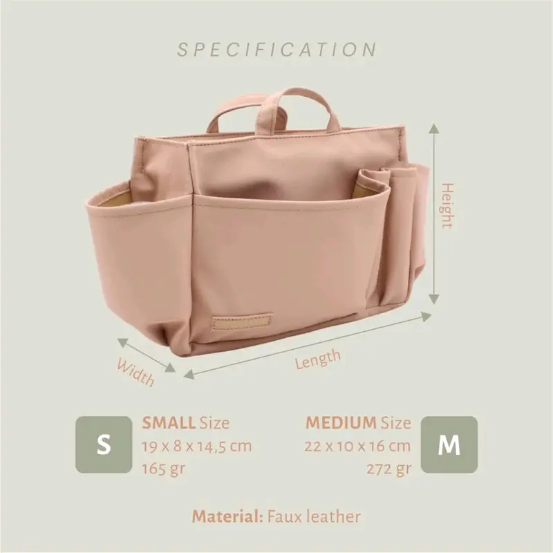 Drenbellony Renata Bag Organizer Dalaman Tas Wanita 3