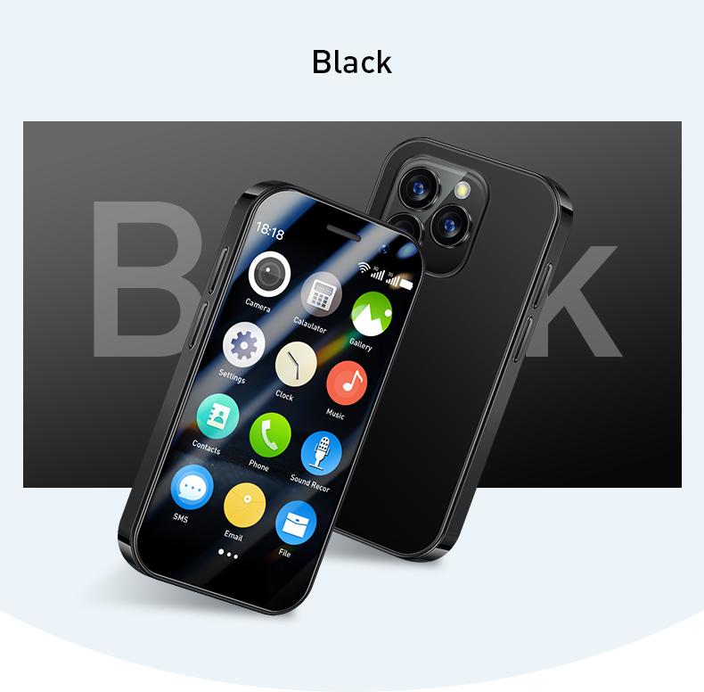 Product Introduction of Soyes xs17 3.0 "mini smart phone android9.0 Face ID 2GB RAM 16GB ROM dual SIM standby GPS 1950mAh 3g small phone mobile smartphone cellphone 21