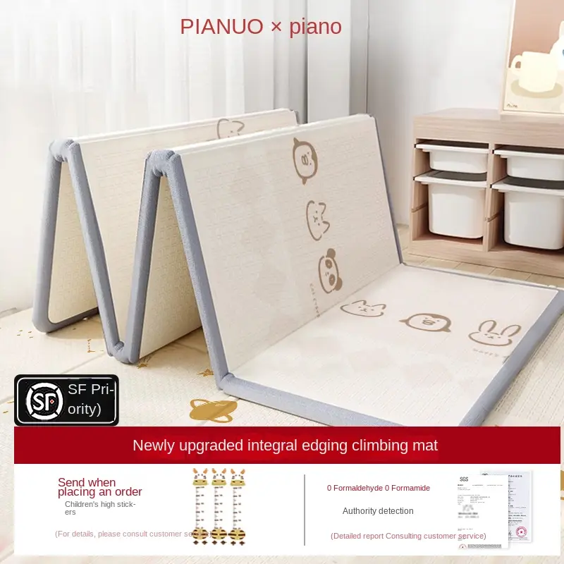 Crawling Mat Thickened Home Living Room Crawling Mat Foldable Nontoxic Odorless Splicing Mat