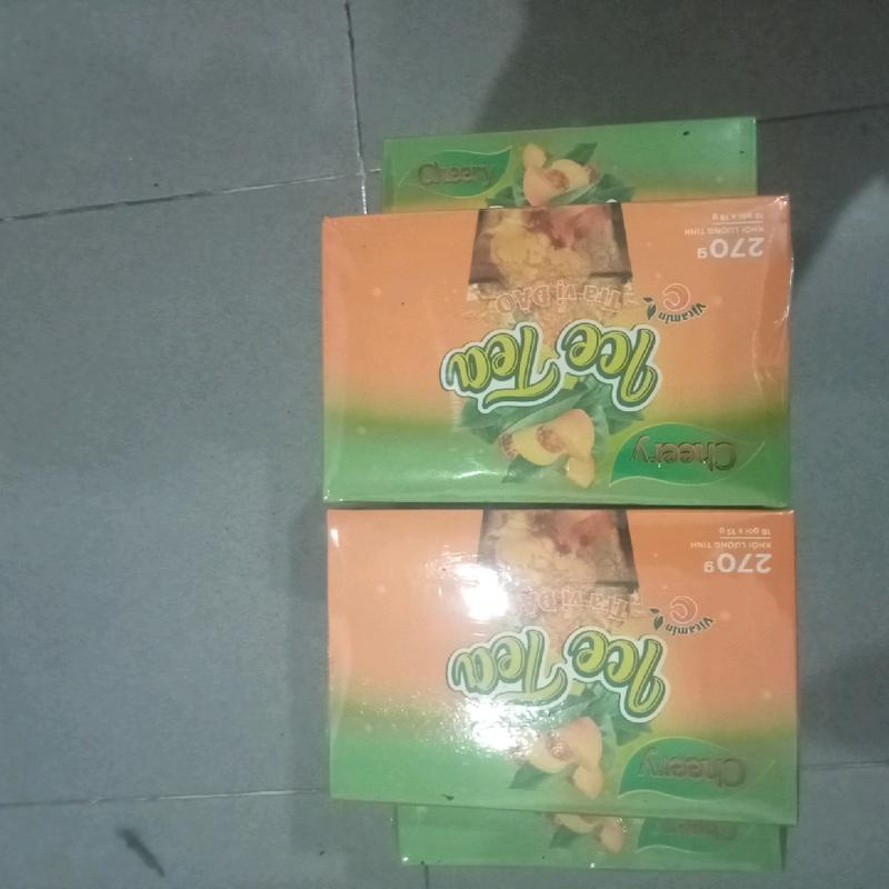 com po 10 hộp trà đào cheery hoà tan