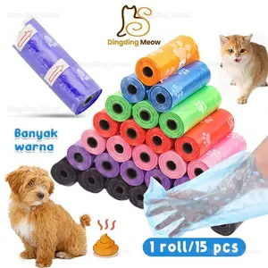 Kotak Kantong Kotoran Sampah Kantong Poop Bag Pet Waste Bag 15/roll
