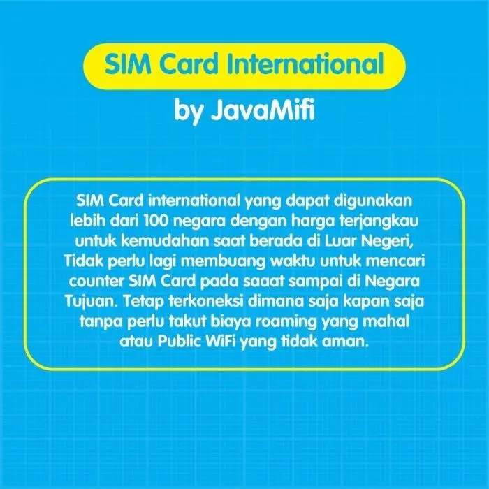JavaSIM SIM Card UAE Unlimited 1