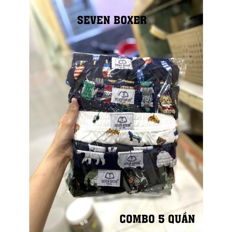 Product Introduction of COMBO 5 Quần đùi nam- Quần đùi thun nam Seven Boxer 17