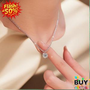 สร้อยคอเหล็กไททาเนียม, สำหรับผู้หญิง, สร้อยคอเต็มไปด้วยดวงดาวไม่ซีดจาง, จี้เพชร Moissanite, ของขวัญประณีต, สร้อยคอกระโหลกที่สง่างาม ฮิต สร้อย แฟชั่น ผู้หญิง