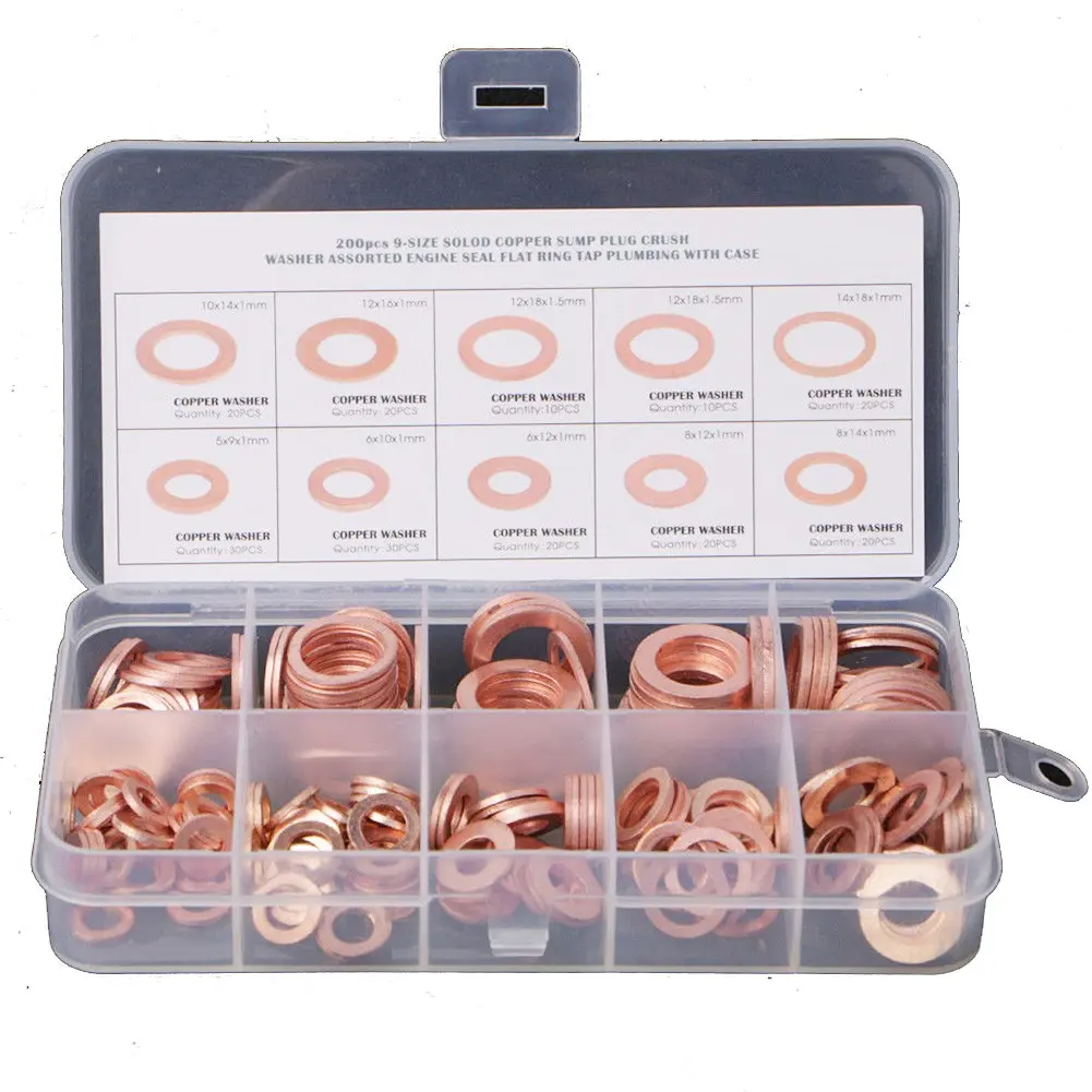Diesel Engine Copper Diesel Engine Copper Seal Washer Installation Set With box, Best ...