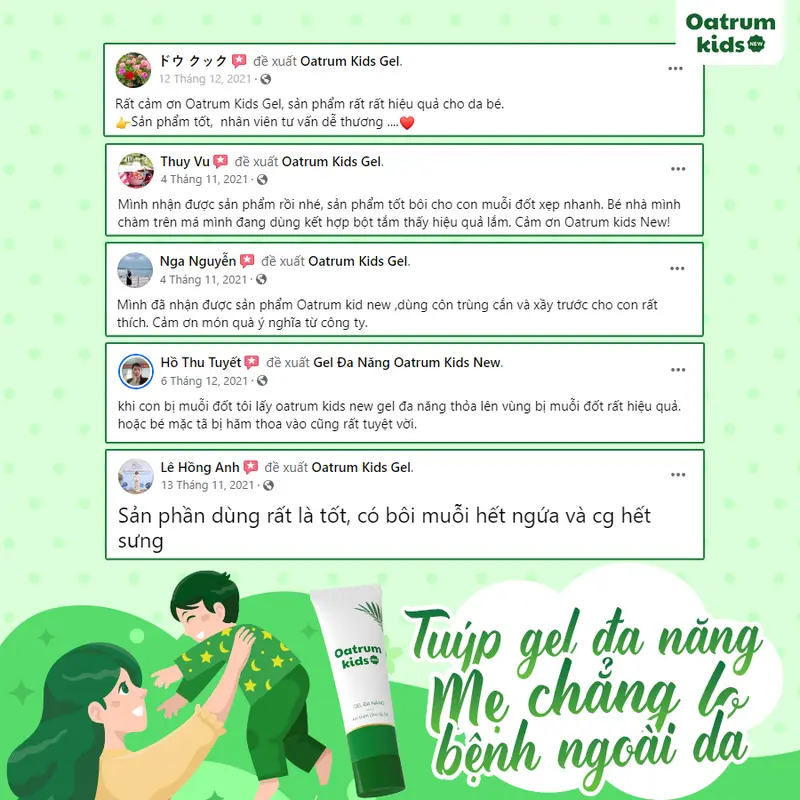 Gel đa năng Oatrum Kids an toàn cho da bé Trẻ sơ sinh Em bé Cho Bé 2