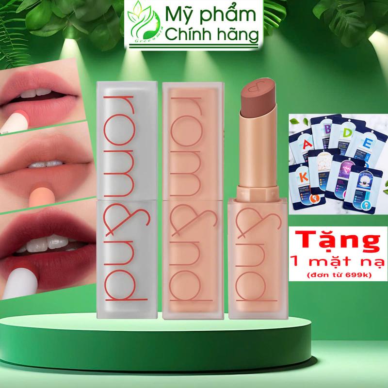 Son Thỏi Romand Zero Matte Lipstick Son Lì Mịn Siêu Xinh Full Màu [CHECK HIDDEN TAG]