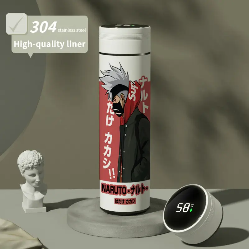 Bình Chân Không, Thiết Kế Hai Chiều Hợp Xu hướng Của Anime Uzumaki Naruto, Uchiha Sasuke, Kakashi, Itachi, Được Làm Bằng Thép Không Gỉ 304, Thích Hợp Cho Học Sinh Nam Và Nữ, Thời Trang NARUTO, Lý Tưởng Làm Quà Tặng Sinh Nhật 1