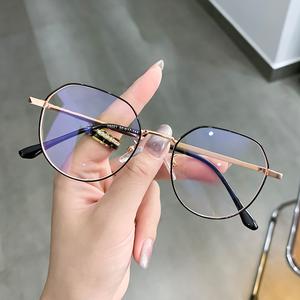 แว่นตาสายตาสั้น, แฟชั่นใหม่, สไตล์เรโทร, ป้องกันแสงสีฟ้า, พร้อมแว่นตาสายตา, มีระดับ