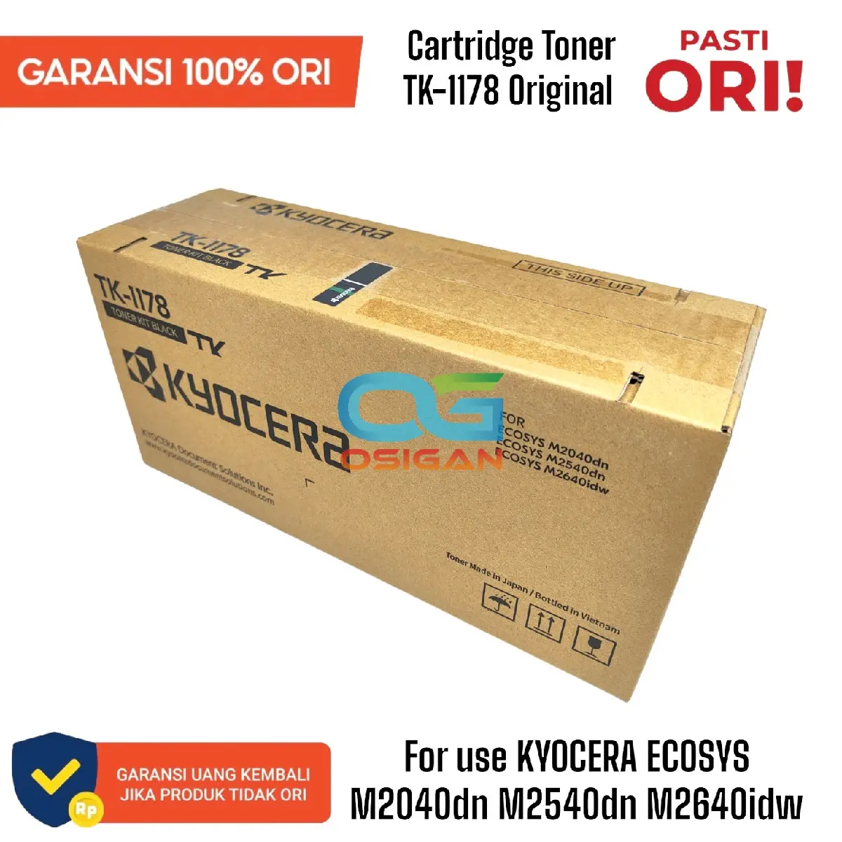 Toner Cartridge TK-1178 Kyocera M2040dn M2540dn M2640idw Original