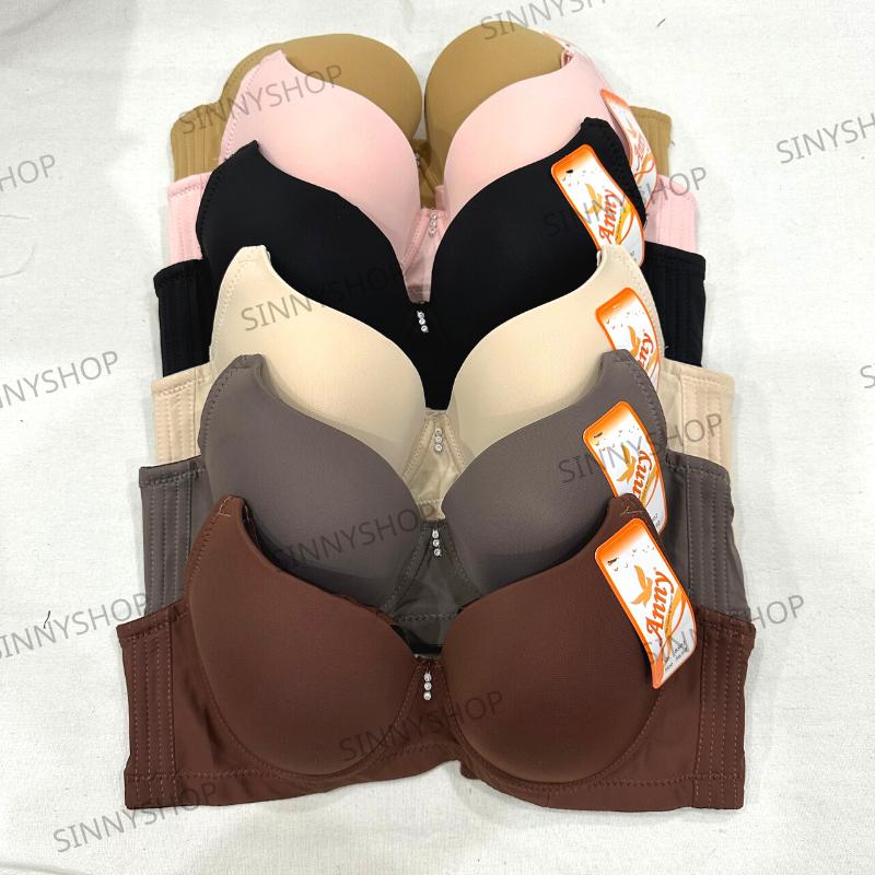   CUP C  Áo lót Thái Lan không mút có gọng bản 4 móc bảng to  mã 8802 Sinny 