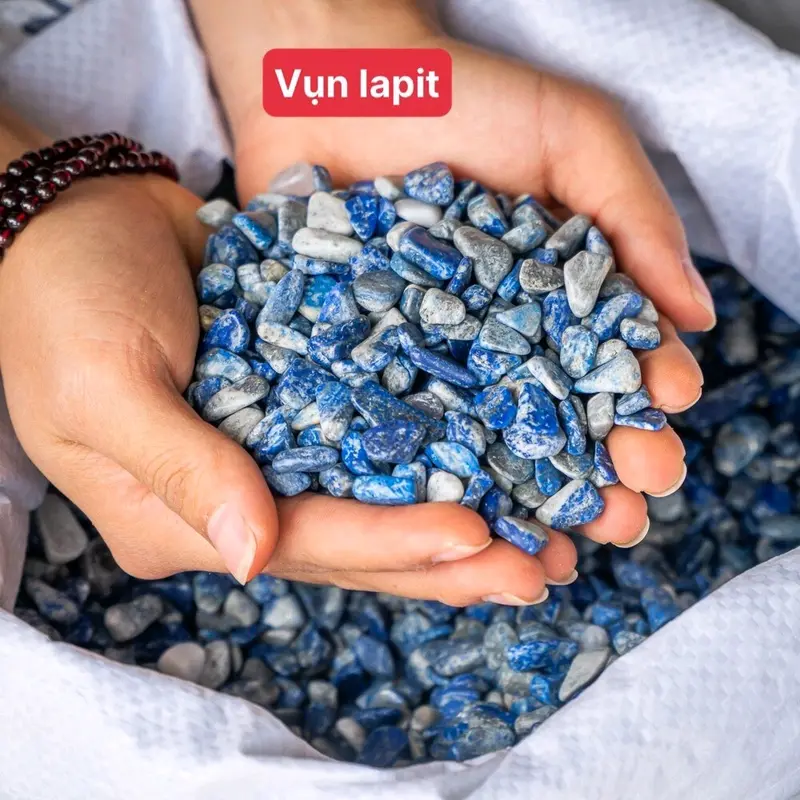 Vụn đá Lapisp - Đá thanh tẩy tự nhiên giá tại xưởng( 100g) 0