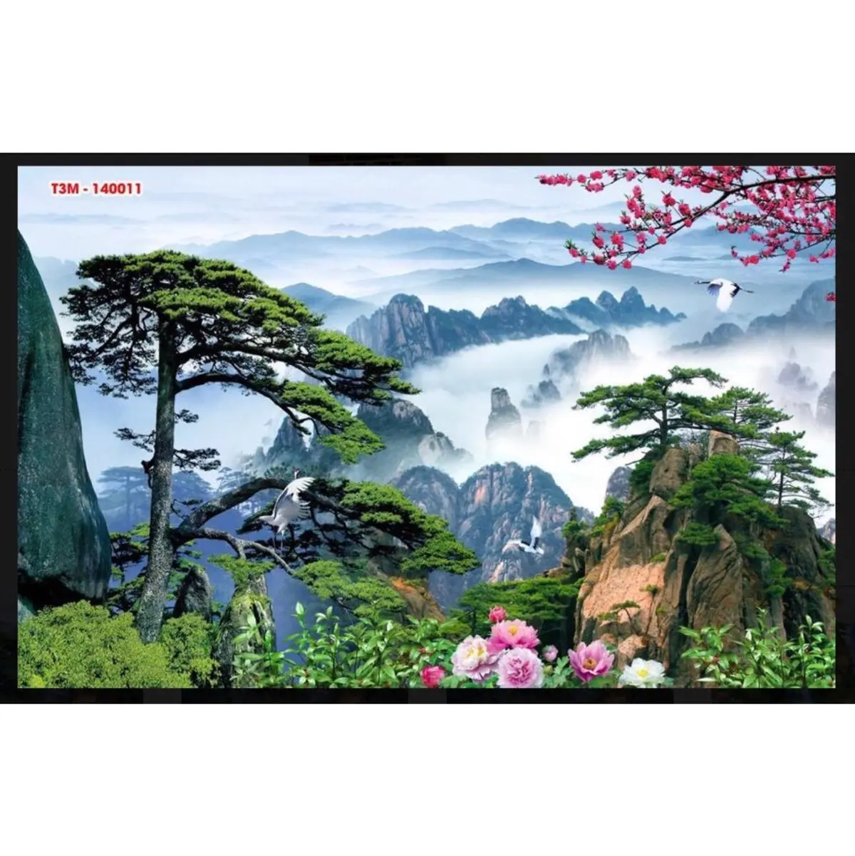 tranh dán tường 3d khổ lớn 2.2mx1.2m 2mx1.2m 2,2mx1m 2mx1m 150x80cm  Phòng Khách Treo Tường Decor Tường/ tranh vải canvans lụa in uv/ loại keo sữa rời đi kèm tranh