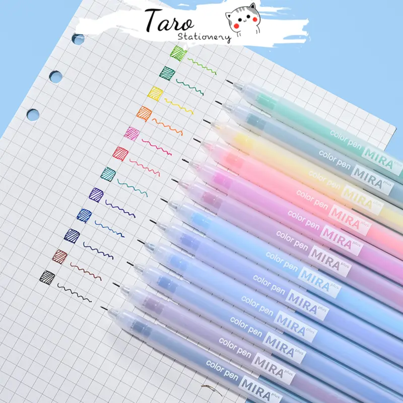 Bút gel nhiều màu Take Note từ vựng tiện dụng A01 Taro Stationery 2