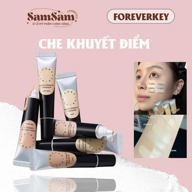Kem Che Khuyết Điểm ForeverKey Always Stand By Concealer 10g