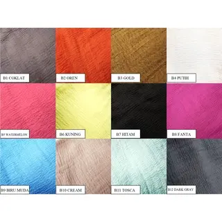 Hijab Pashmina Jilbab Crinkle Pashmina Jilbab Renda Bahan Katun Muslim Kerudung Instan Diamond Crepe 3
