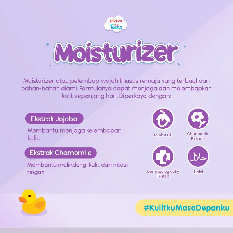 PIGEON Teens Moisturizer For All Skin Types Pelembab Remaja 1