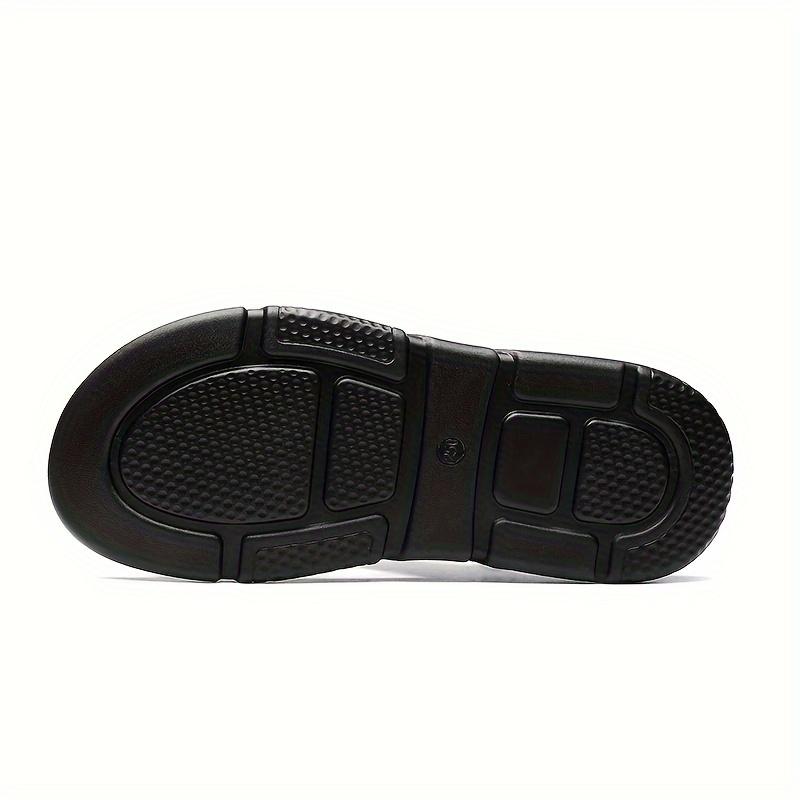 [Black Sandals] Black Breathable Men's Sandals | Versatile, Air-Cushioned Sole, Adjustable Strap for Comfort - Ideal for Outdoor, Beach & Casual Wear 2